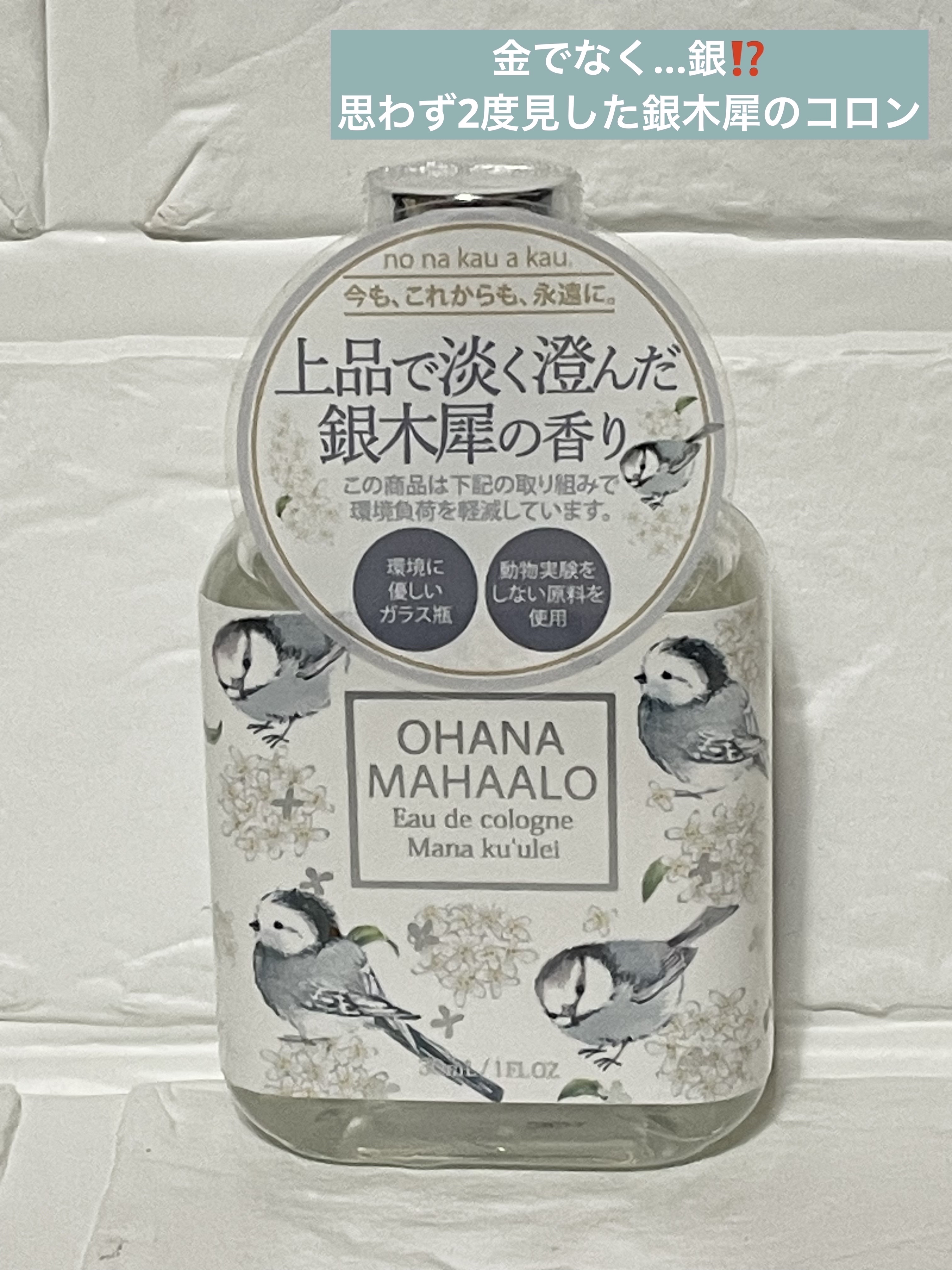 OHANA MAHAALO オハナマハロ  オーデコロン 〈マナクウレイ〉のクチコミ「　　　【銀❓木犀⁉️初めて知りました（恥）】



　　　　　　　イオンの専門店街の

　　　.....」（1枚目）