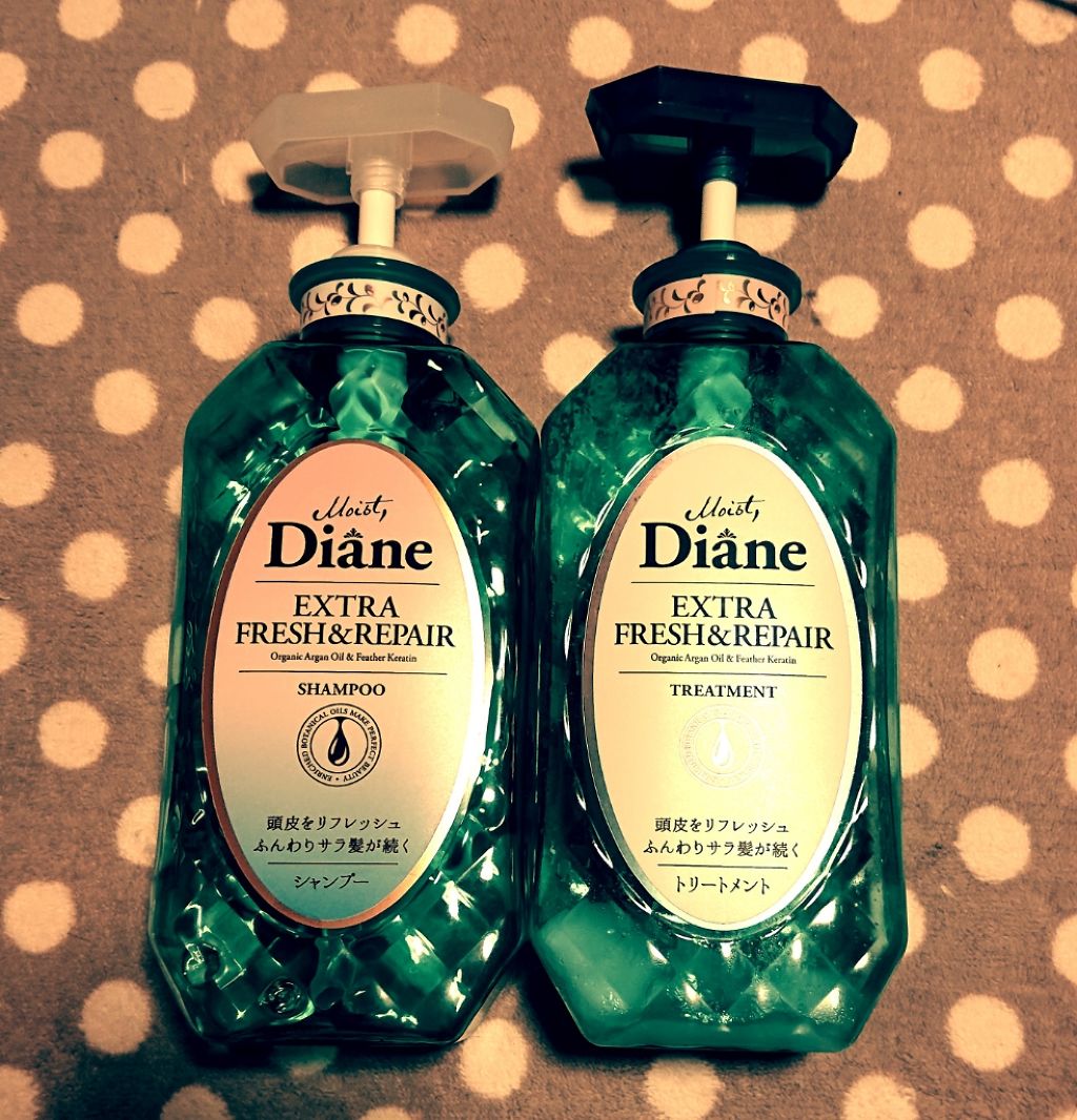 パーフェクトビューティ エクストラフレッシュ＆リペア シャンプー＆トリートメント/ダイアン/市販シャンプーを使ったクチコミ（1枚目）