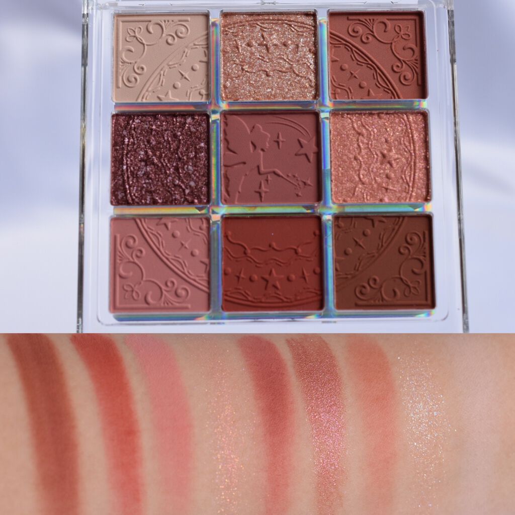 クォーツ 9色アイシャドウパレット(ドリームランドアイシャドウ)/ZEESEA/アイシャドウパレットを使ったクチコミ（3枚目）