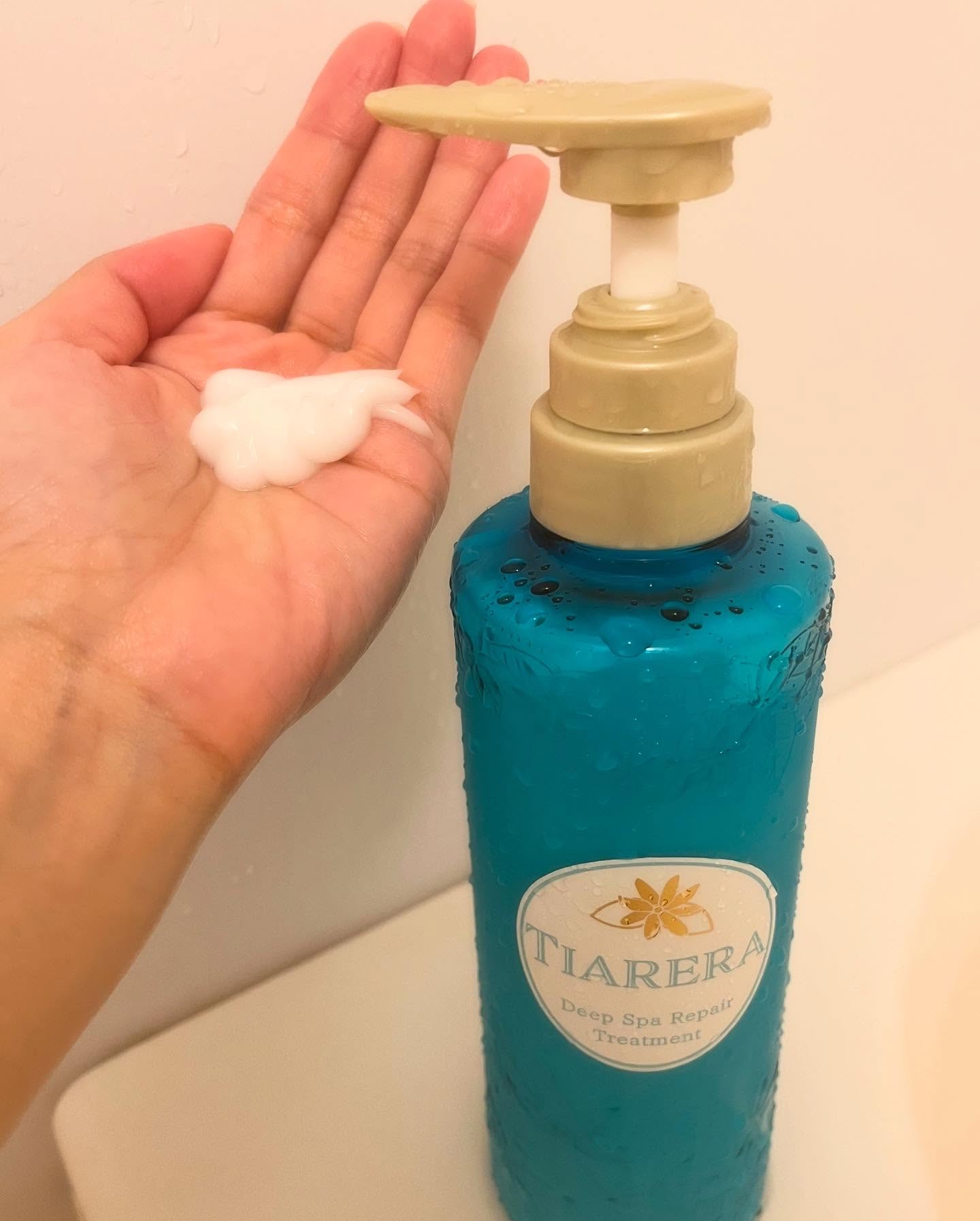 ヘッドスパフォームリッチシャンプー／ディープスパリペアトリートメント/TIARERA/市販シャンプーを使ったクチコミ（3枚目）