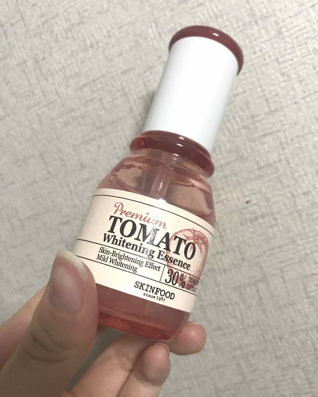 プレミアムトマト ブライトニング エッセンス/SKINFOOD/美容液を使ったクチコミ(1枚目)