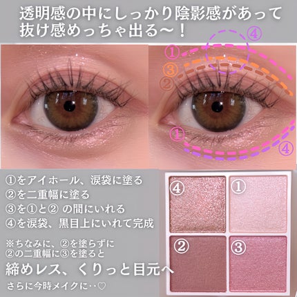 ペールトーンアイシャドウ/CEZANNE/アイシャドウを使ったクチコミ(5枚目)