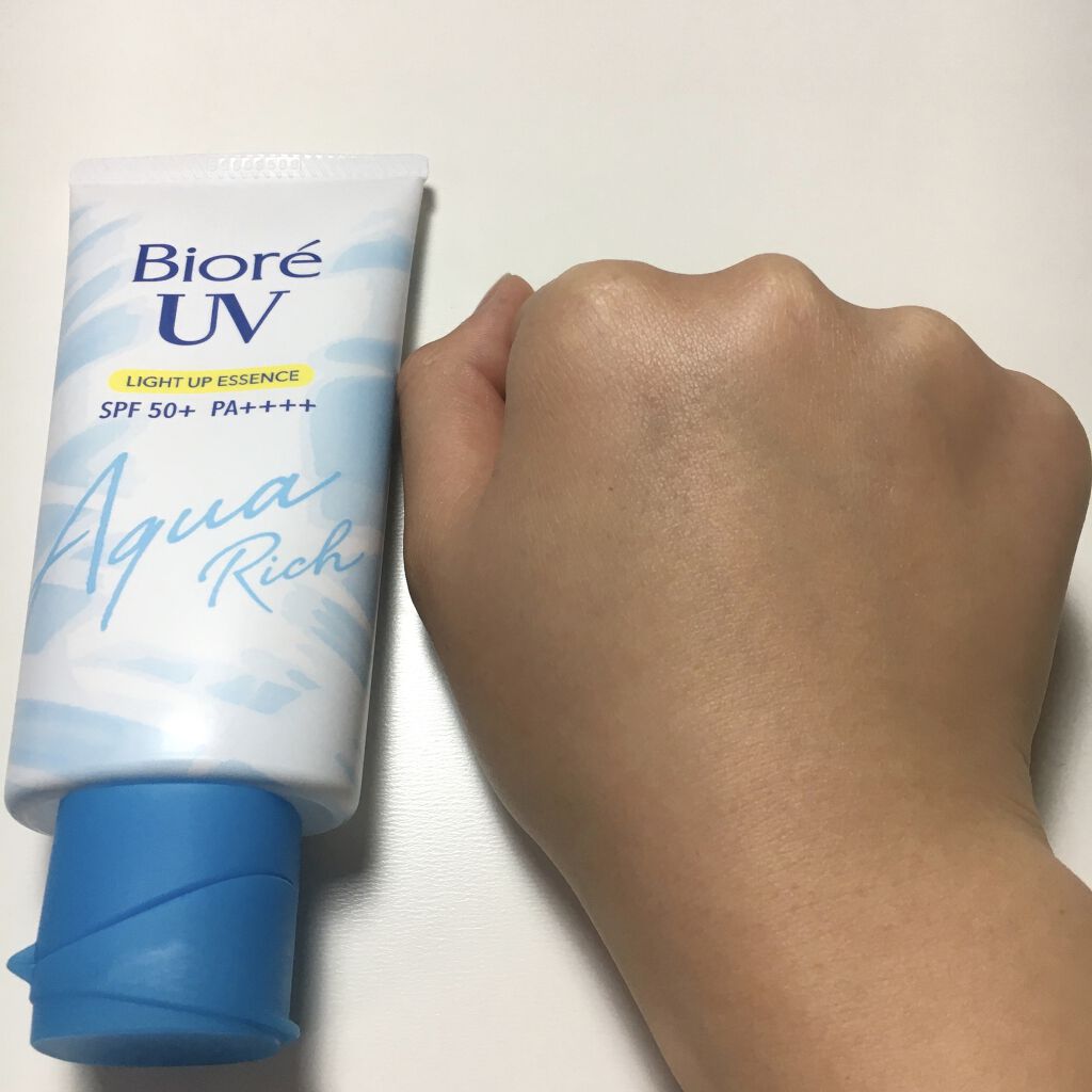 ビオレUV アクアリッチ ライトアップエッセンス/ビオレ/日焼け止めクリームを使ったクチコミ（3枚目）