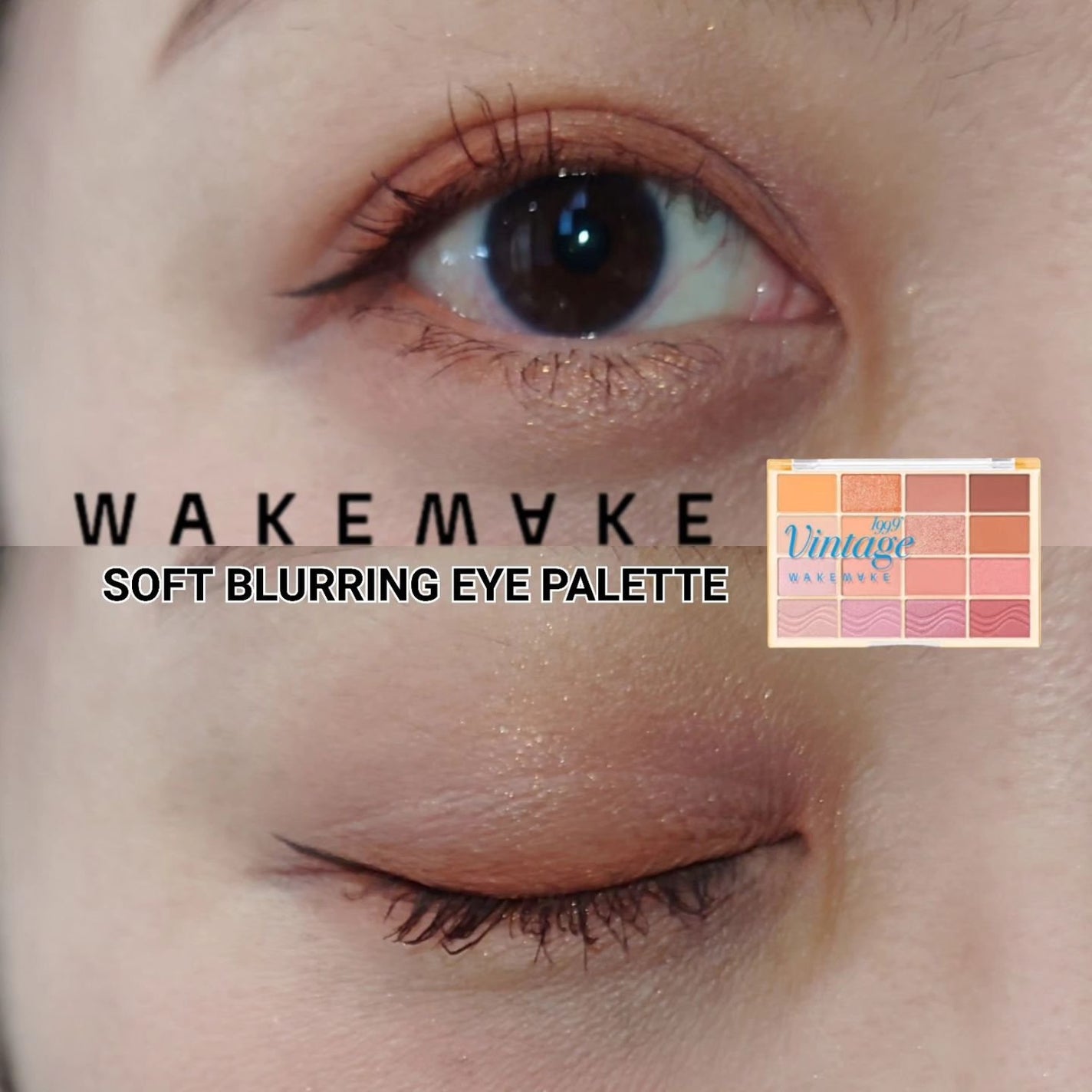 ソフトブラーリングアイパレット/wakemake/アイシャドウパレットを使ったクチコミ(1枚目)