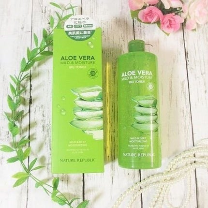 マイルド&モイスチャー アロエビッグトナー/ネイチャーリパブリック/化粧水を使ったクチコミ(10枚目)