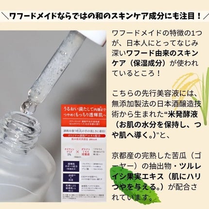 ワフードメイド 酒粕先行美容液 グロー/pdc/ブースター・導入液を使ったクチコミ(4枚目)
