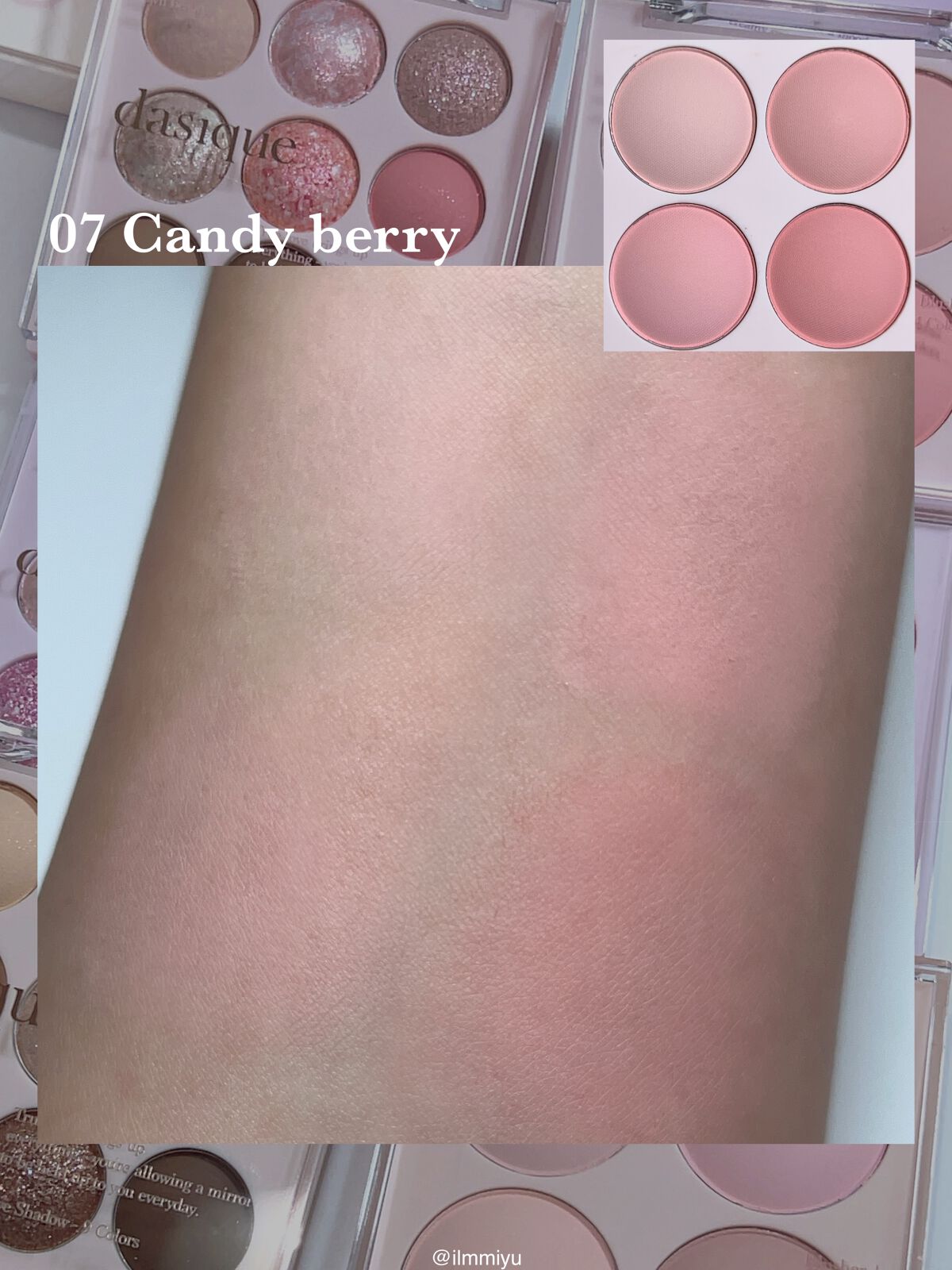 シャドウパレット/dasique/アイシャドウパレットを使ったクチコミ(4枚目)