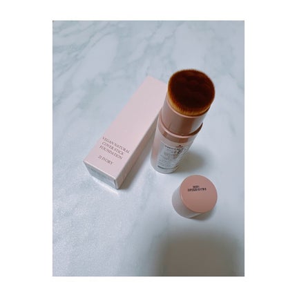 ヴィーガンナチュラルカバースティックファンデーション/DERMASHARE/その他ファンデーションを使ったクチコミ(1枚目)