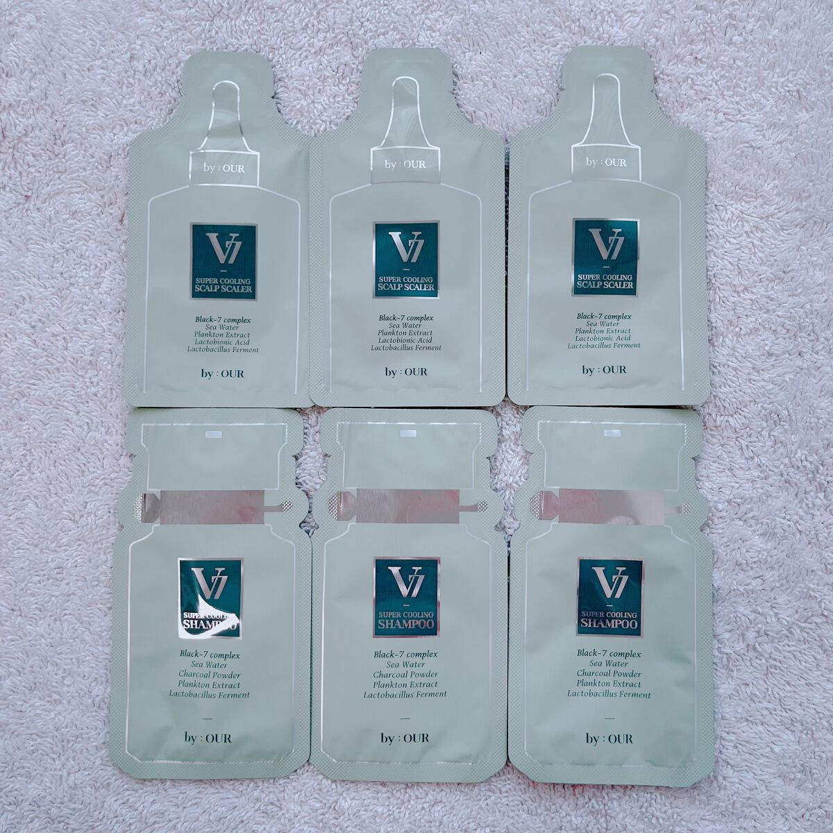 V7 スーパークーリング シャンプー/by : OUR/サロンシャンプーを使ったクチコミ（1枚目）