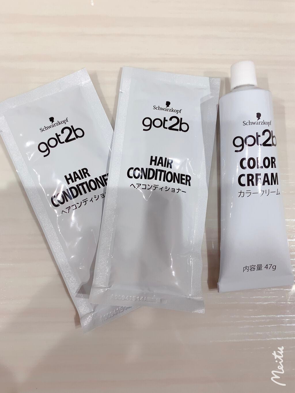 カラークリーム/got2b/ヘアカラーを使ったクチコミ(2枚目)