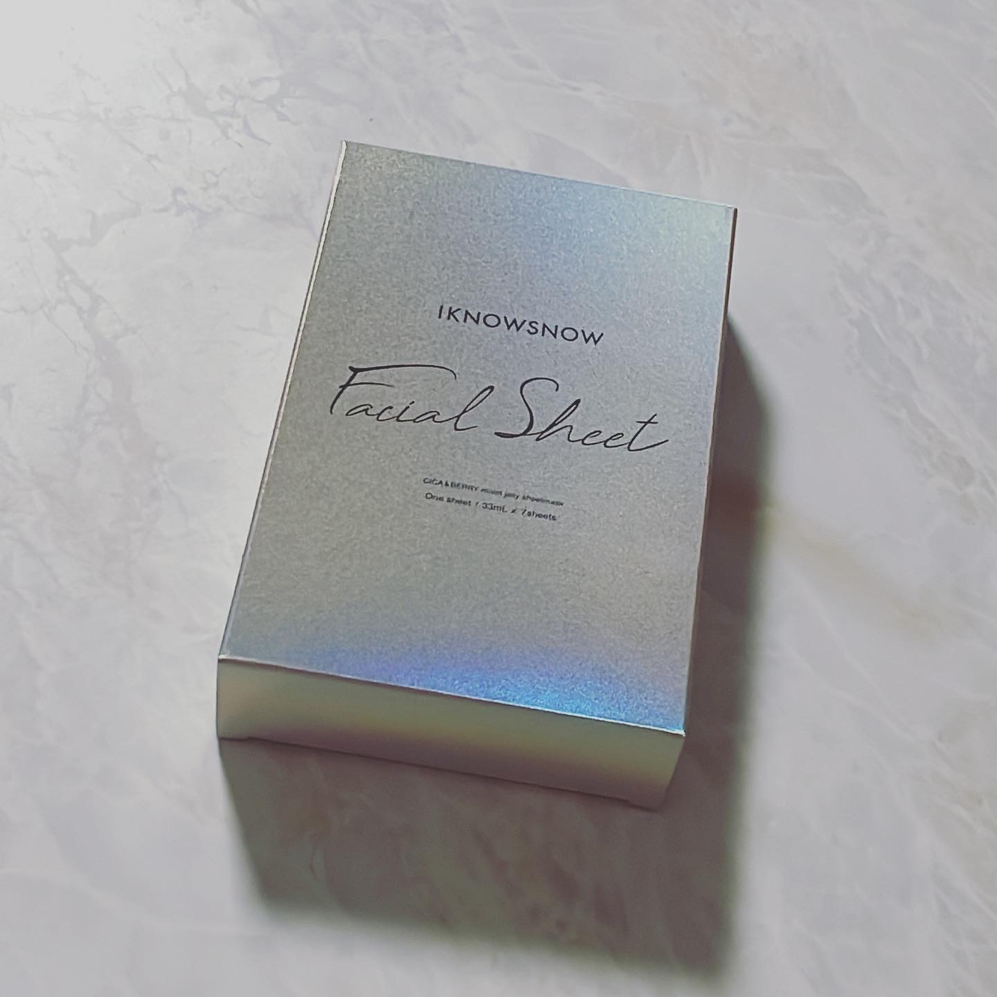 フェイシャルシート/IKNOWSNOW/シートマスク・パックを使ったクチコミ（2枚目）