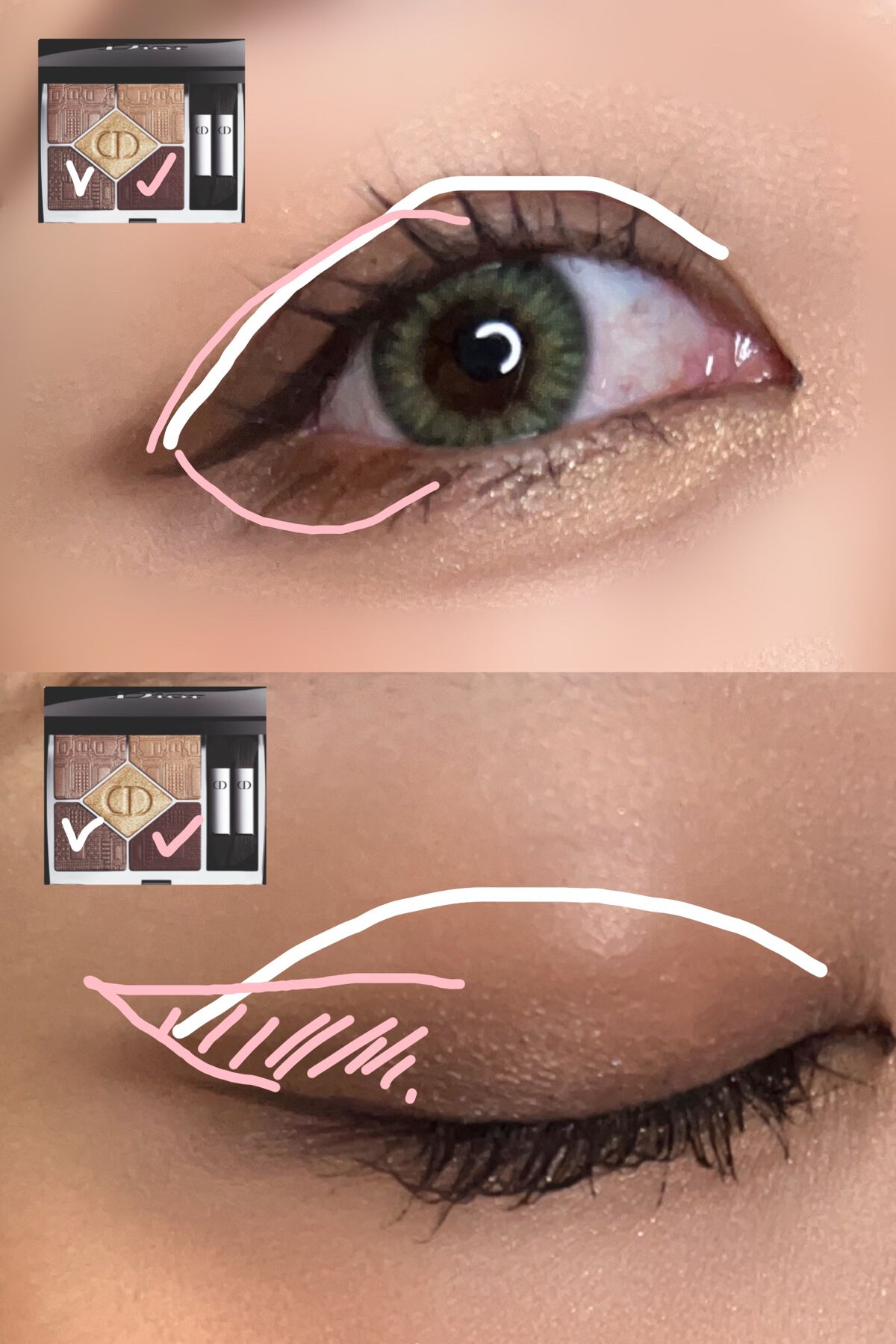 【旧】サンク クルール クチュール/Dior/アイシャドウパレットを使ったクチコミ（3枚目）