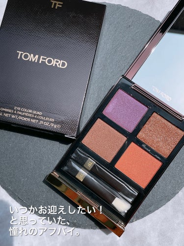 アイ カラー クォード 23 アフリカンバイオレット/TOM FORD BEAUTY/アイシャドウパレットを使ったクチコミ（2枚目）