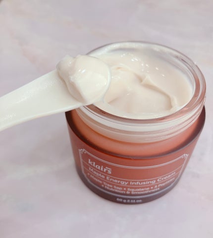 メープルエナジーインフュージングクリーム/Klairs/フェイスクリームを使ったクチコミ(2枚目)