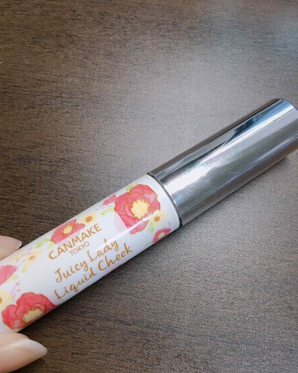 ジューシーレディリキッドチーク/キャンメイク/リキッドチークを使ったクチコミ(1枚目)