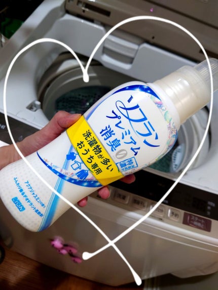 プレミアム消臭 洗濯物が多いおうち専用/ソフラン/柔軟剤を使ったクチコミ(1枚目)