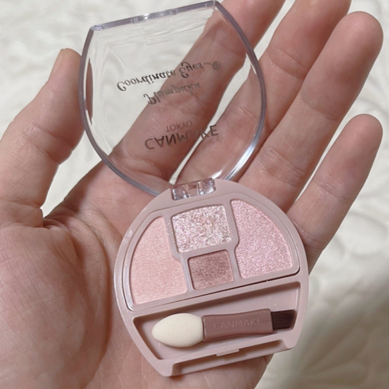 プランぷくコーデアイズ/キャンメイク/パウダーアイシャドウを使ったクチコミ(1枚目)