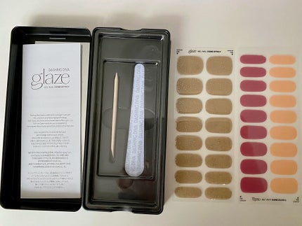 GLAZE グレーズ 半硬化タイプジェルネイルシール/DASHINGDIVA MAGICPRESS/ネイルシールを使ったクチコミ(5枚目)