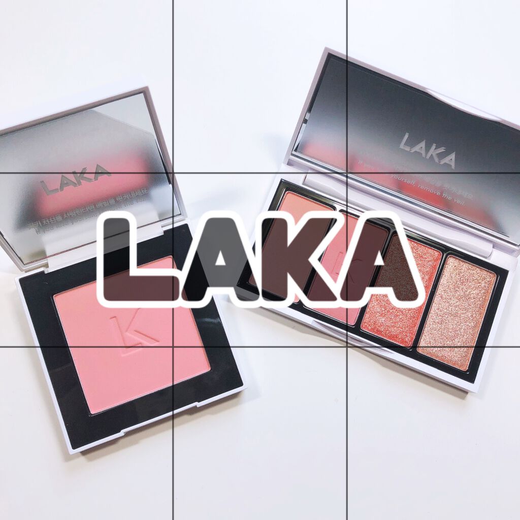 ジャストチーク/Laka/パウダーチークを使ったクチコミ（1枚目）