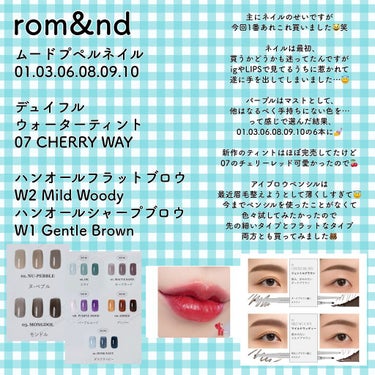 HAN ALL SHARP BROW W1 GENTLE BROWN/rom&nd/アイブロウペンシルを使ったクチコミ（3枚目）