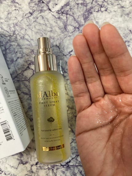 ダルバ ホワイトトリュフファーストスプレーセラム/ダルバ/ミスト状化粧水を使ったクチコミ(3枚目)