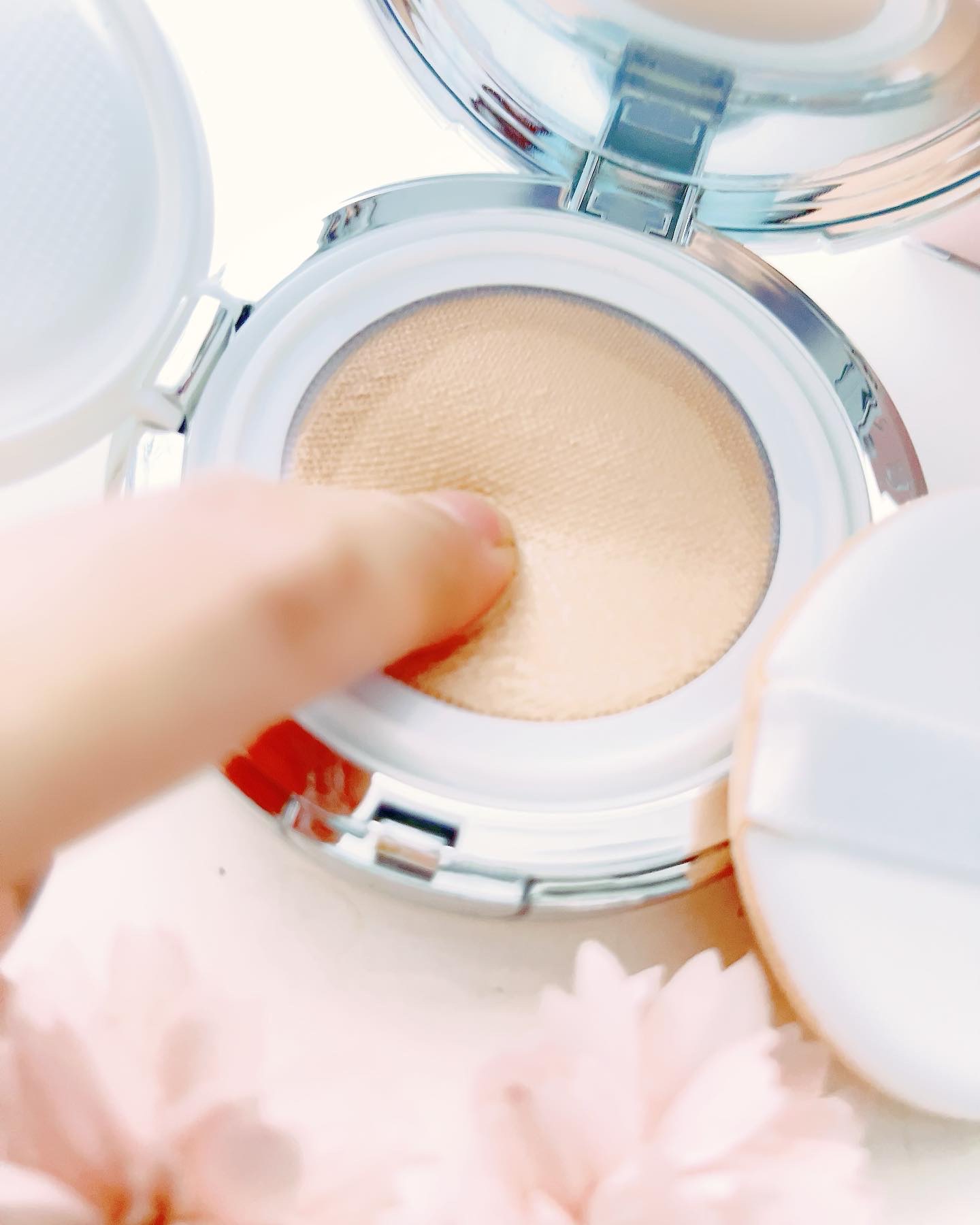 グリーミングテンションパクト/2aN/クリーム・エマルジョンファンデーションを使ったクチコミ（3枚目）