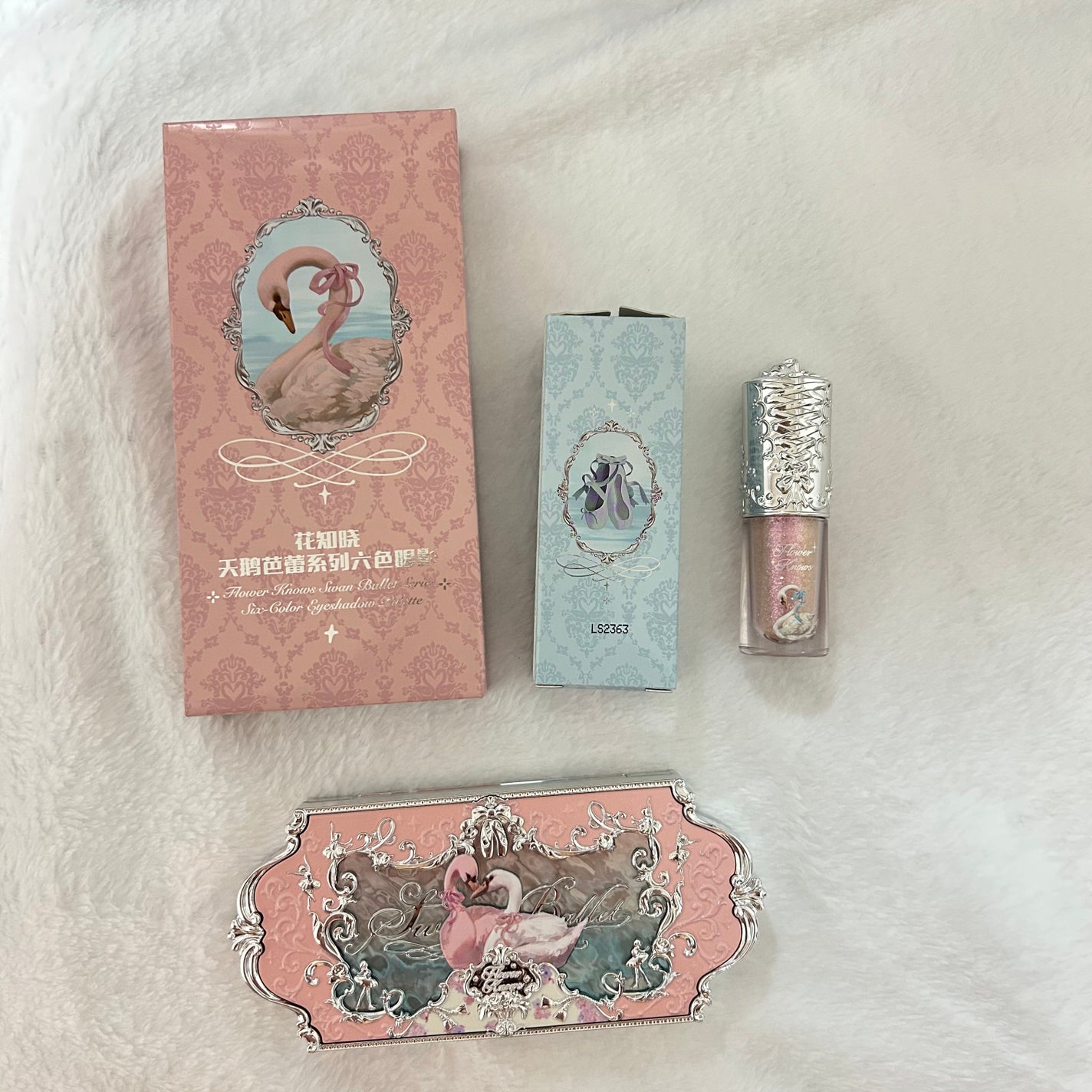 フラワーノーズスワンバレエシリーズ アイシャドウパレット/FlowerKnows/アイシャドウパレットを使ったクチコミ(1枚目)