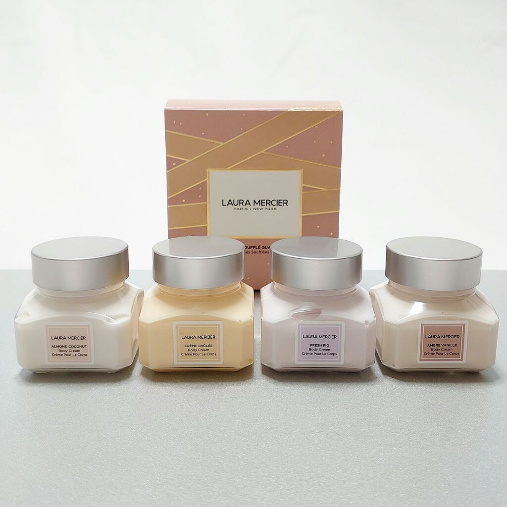 ミニ ホイップトボディクリーム カルテット/ローラ メルシエ/ボディクリームを使ったクチコミ（1枚目）