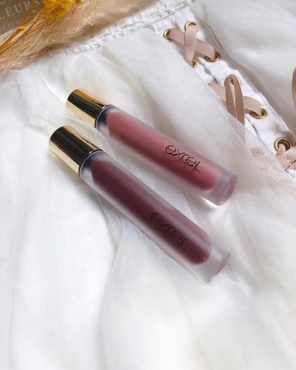 リップベルベティスト/excel/口紅を使ったクチコミ(4枚目)