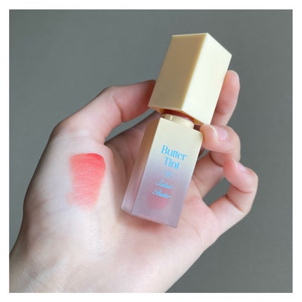 クリームドゥバターティント/dasique/リップティントを使ったクチコミ(4枚目)