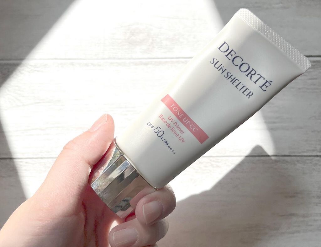 サンシェルター トーンアップCC/DECORTÉ/CCクリームを使ったクチコミ(2枚目)