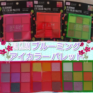 UR GLAM　BLOOMING EYE COLOR PALETTE/U R GLAM/アイシャドウパレットを使ったクチコミ（1枚目）