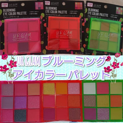 UR GLAM BLOOMING EYE COLOR PALETTE/U R GLAM/アイシャドウパレットを使ったクチコミ(1枚目)