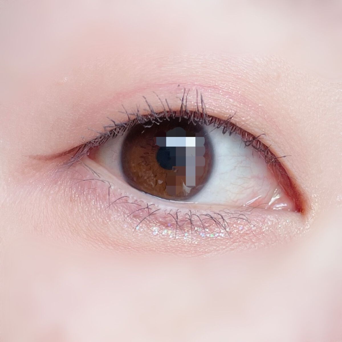 グリッターライナー/Kirei&co./グリッターを使ったクチコミ（3枚目）