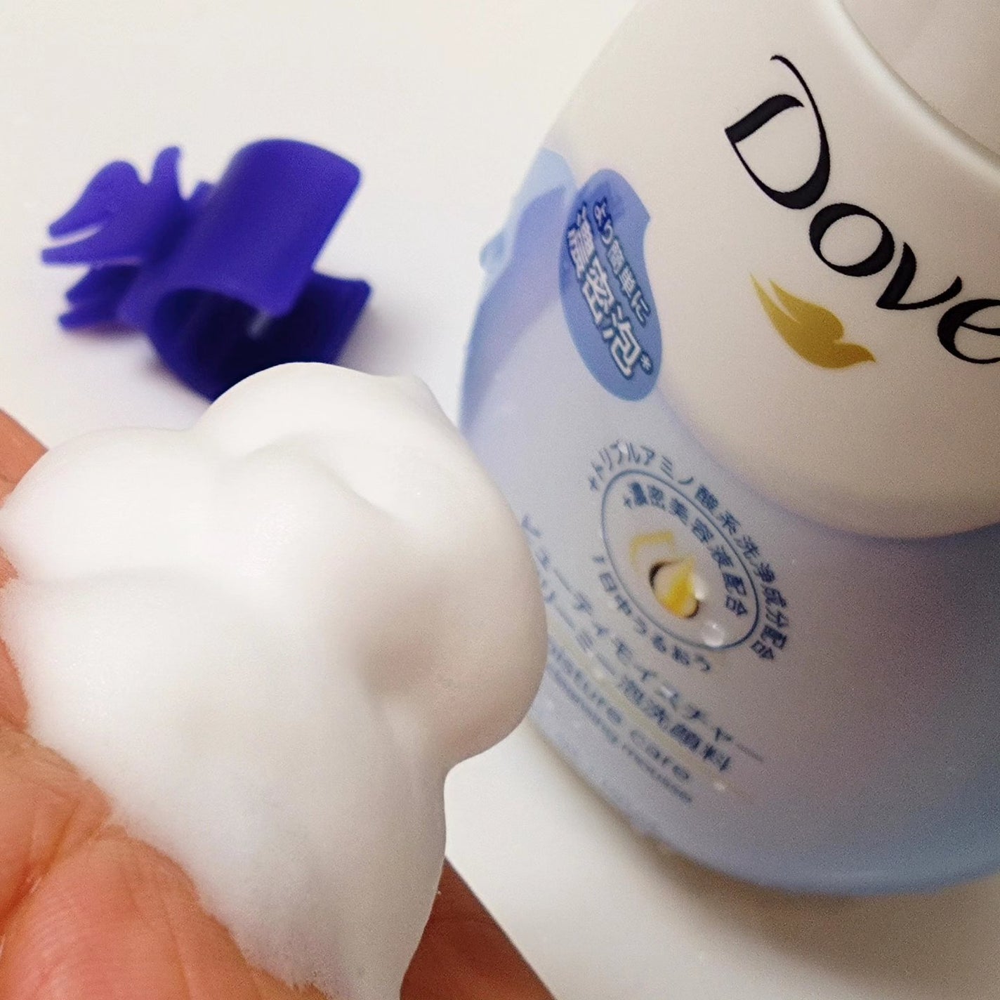 ビューティモイスチャー クリーミー泡洗顔料/ダヴ/泡洗顔を使ったクチコミ(4枚目)