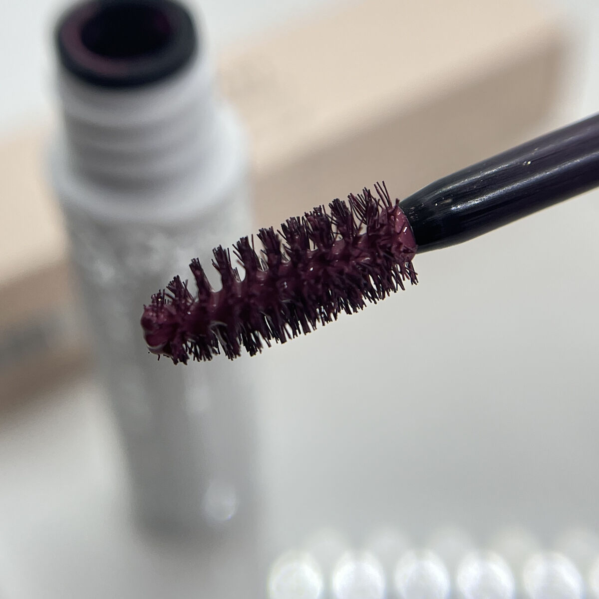 ジルスチュアート ムースブロウマスカラ 10 mauve purple/JILL STUART/眉マスカラを使ったクチコミ（2枚目）