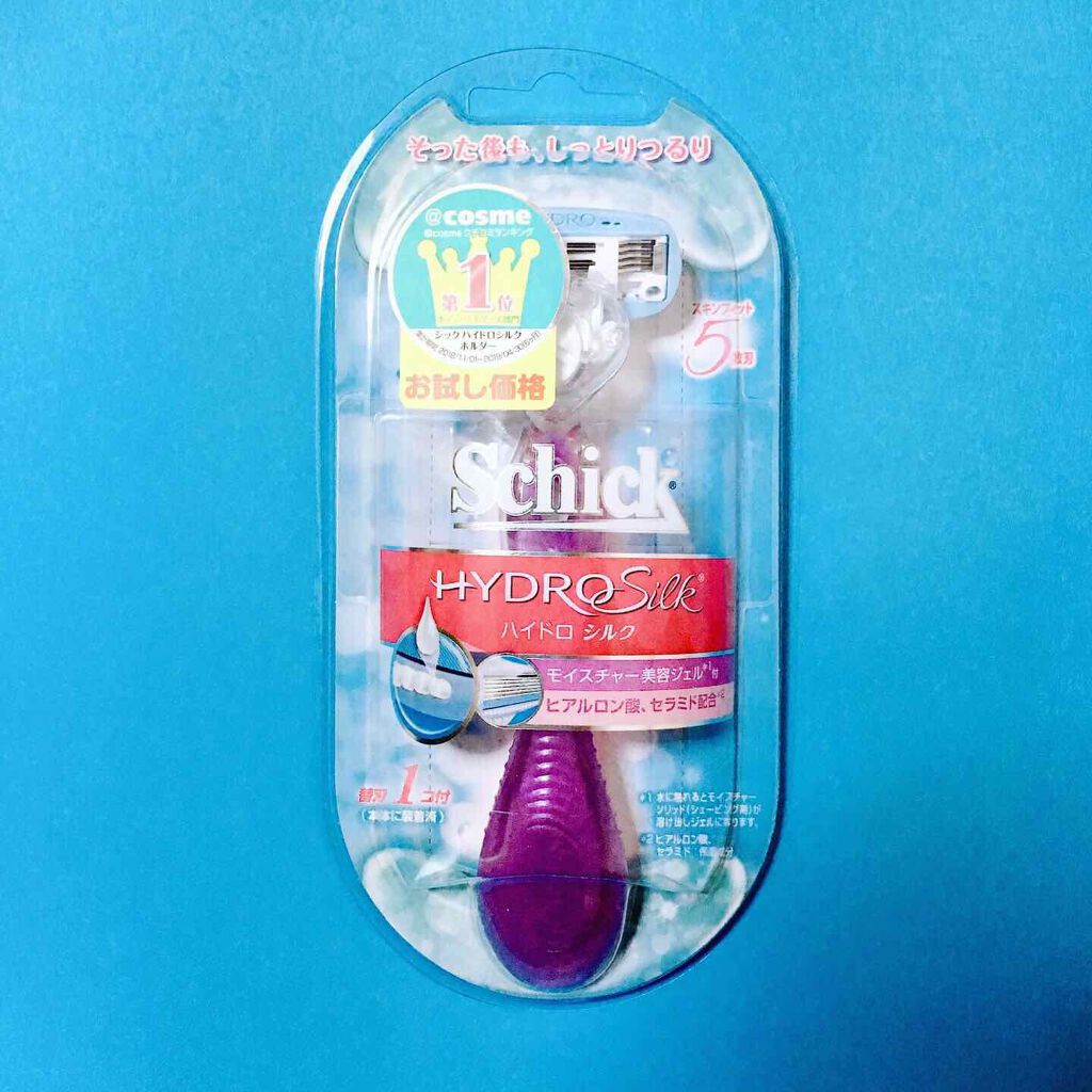 ハイドロシルク ホルダー （刃付き） お試し用/ハイドロシルク/シェーバーを使ったクチコミ（1枚目）