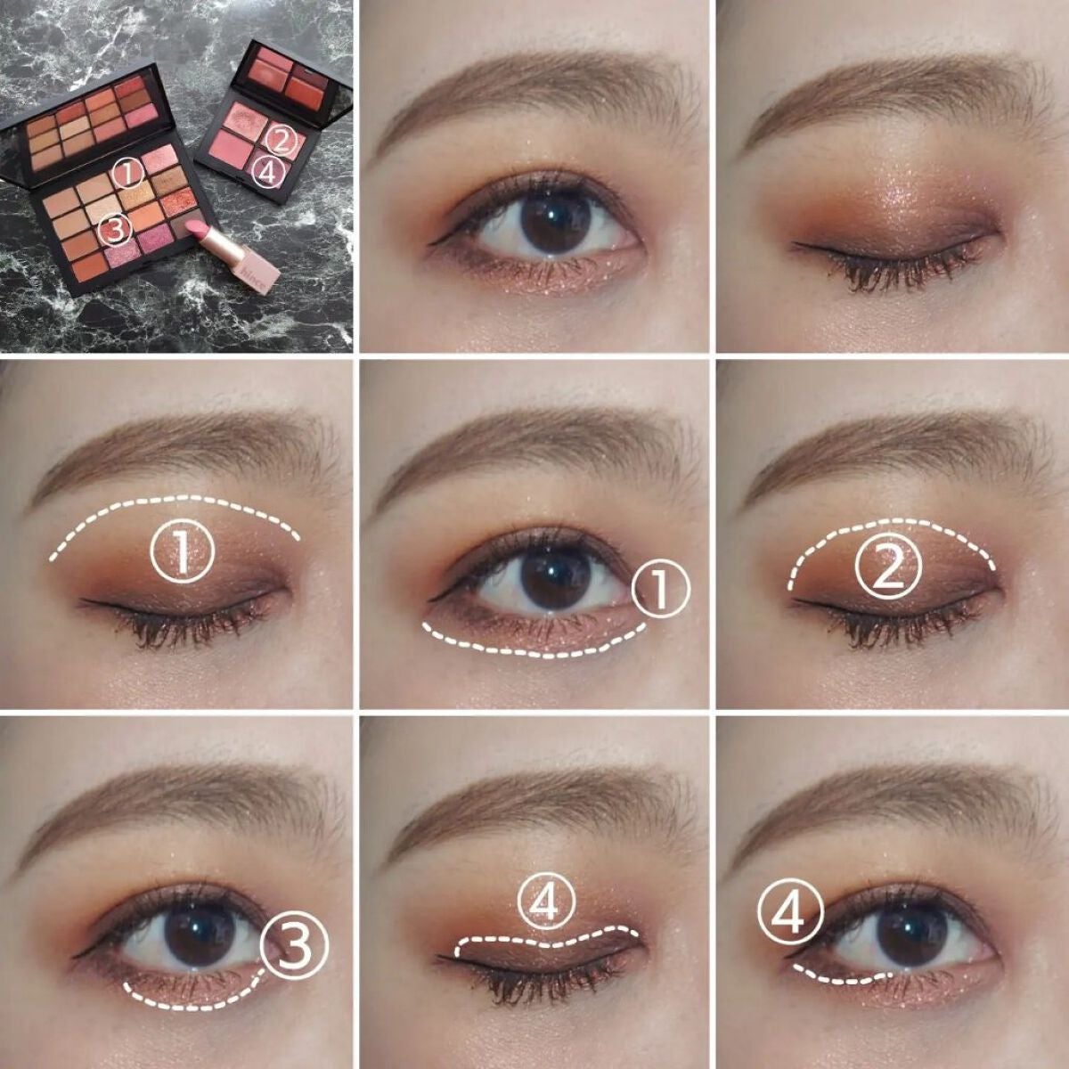 クワッドアイシャドー/NARS/アイシャドウパレットを使ったクチコミ(4枚目)