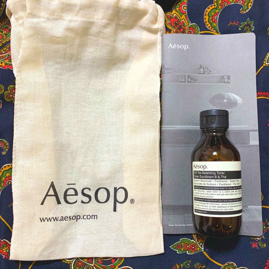 B & T バランシング トナー/Aesop/化粧水を使ったクチコミ(1枚目)
