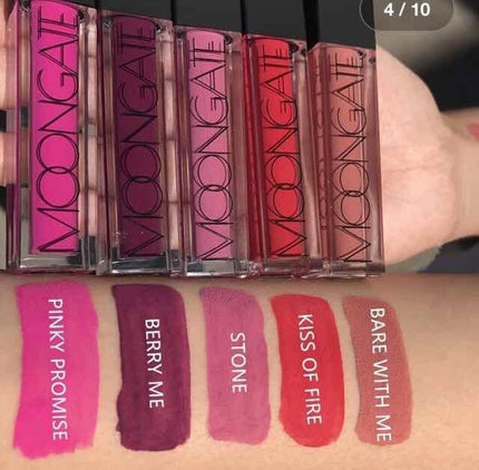 まーちゃん on LIPS 「MOONGATEカラー☞KISSOFFIRE発色がめちゃいい!..」(4枚目)