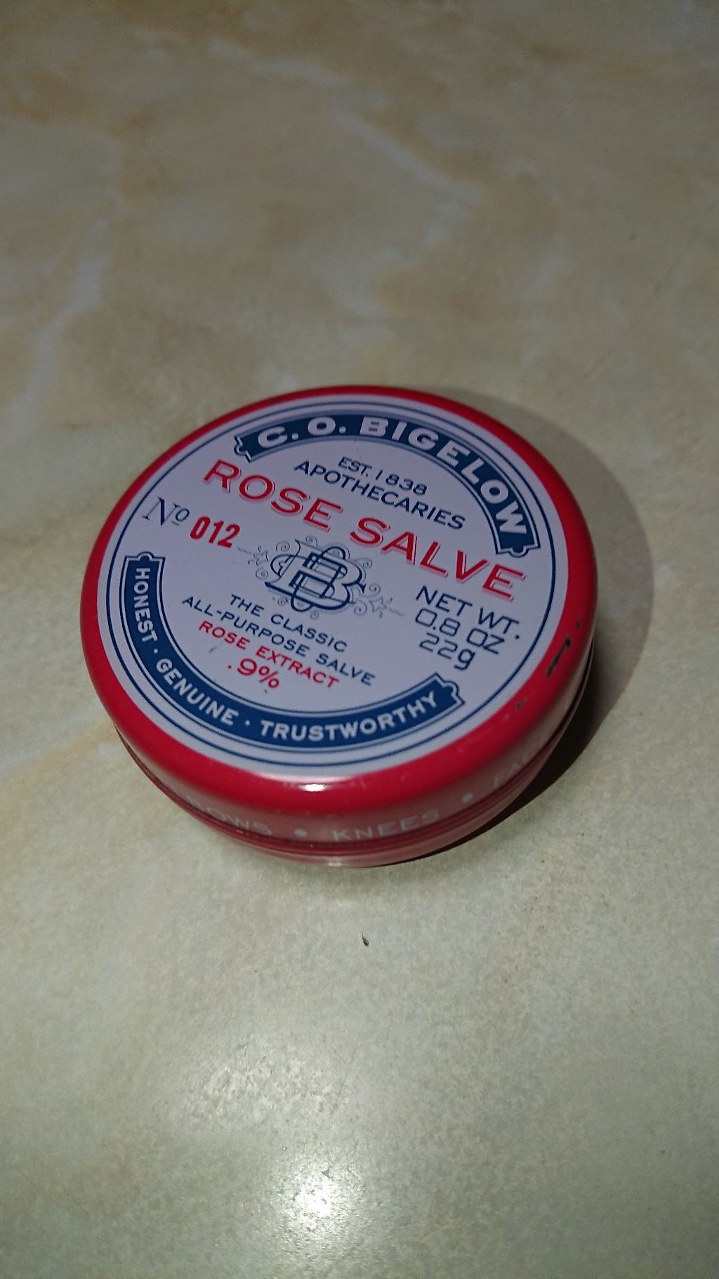 Rose Salve/C.O. BIGELOW/リップケアを使ったクチコミ（1枚目）