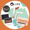 LIPS ソフトオータム【渡辺樹里さん厳選】コスメセット