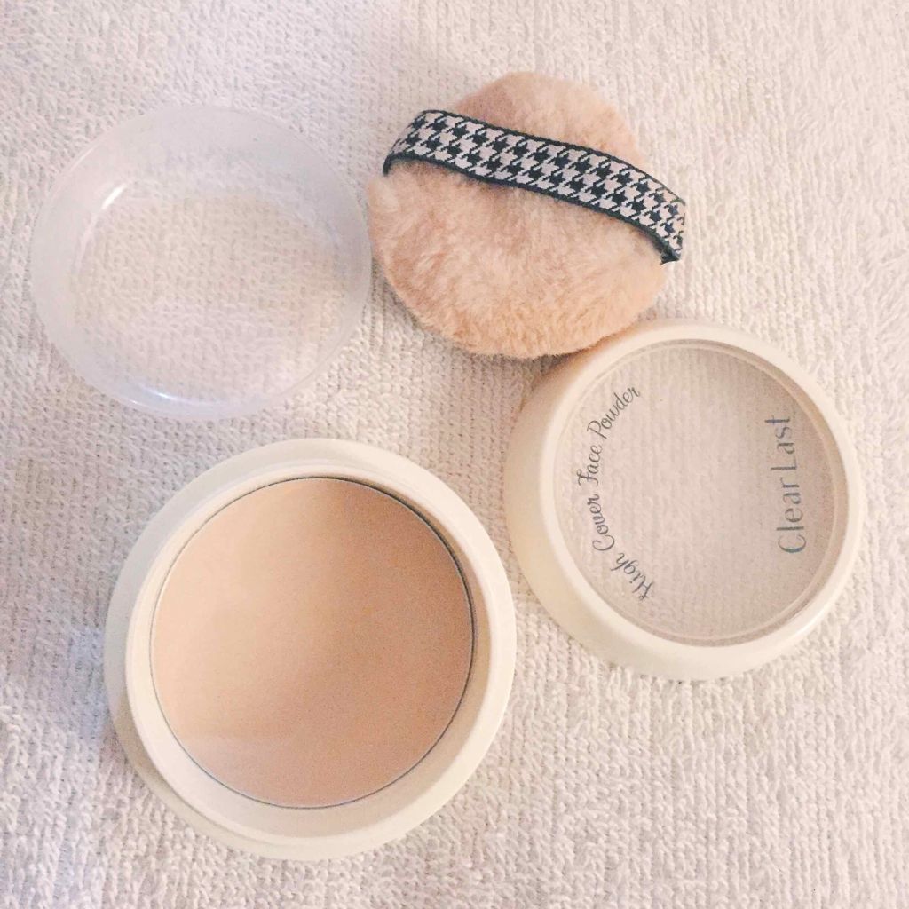 フェイスパウダー ハイカバー 白肌オークル/クリアラスト/プレストパウダーを使ったクチコミ(4枚目)