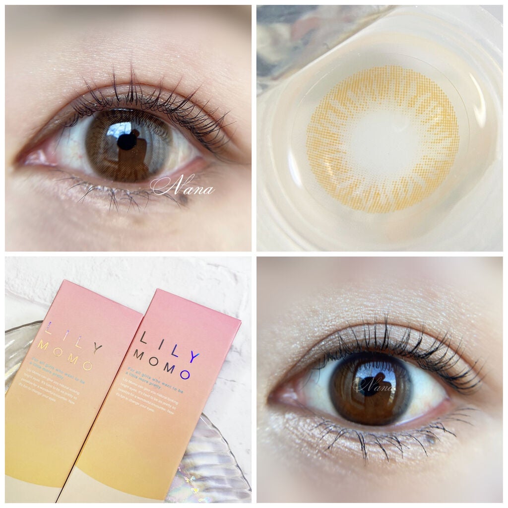 LILY MOMO/LILY ANNA/カラーコンタクトレンズを使ったクチコミ(3枚目)