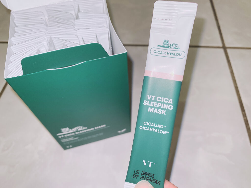 CICA スリーピングマスク/VT/シートマスク・パックを使ったクチコミ（2枚目）