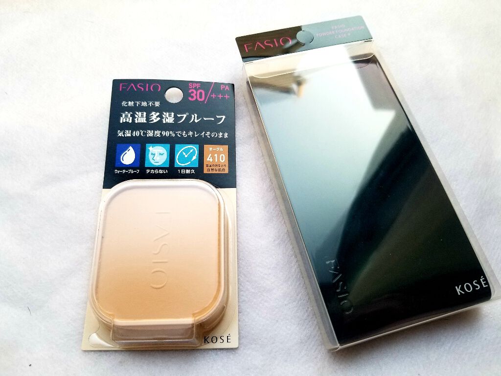 パワフルステイUVファンデーション/FASIO/パウダーファンデーションを使ったクチコミ(2枚目)
