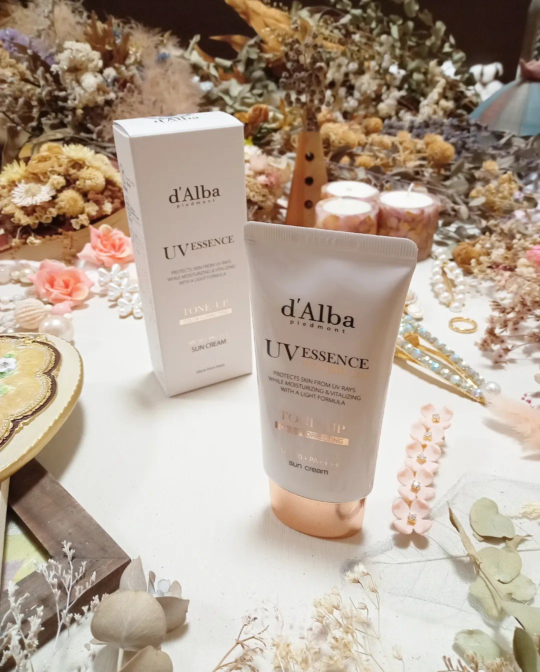 ウォータフルトーンアップサンクリーム/ダルバ/日焼け止めクリームを使ったクチコミ（3枚目）