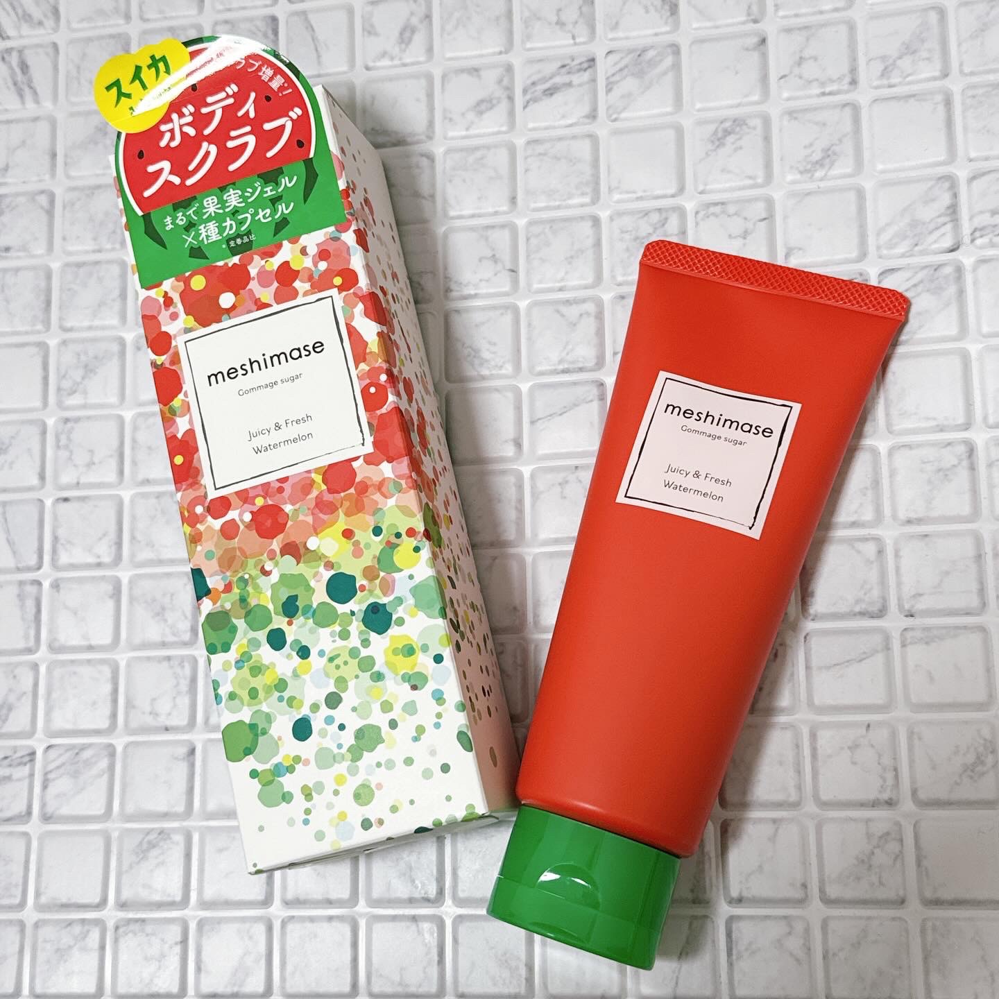 meshimase ゴマージュシュガー スイカ/meshimase/スクラブ・ゴマージュを使ったクチコミ（1枚目）