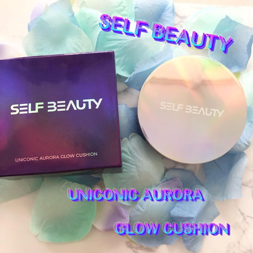 ユニコーン オーロラ光彩クッション/SELF BEAUTY/クッションファンデーションを使ったクチコミ（1枚目）