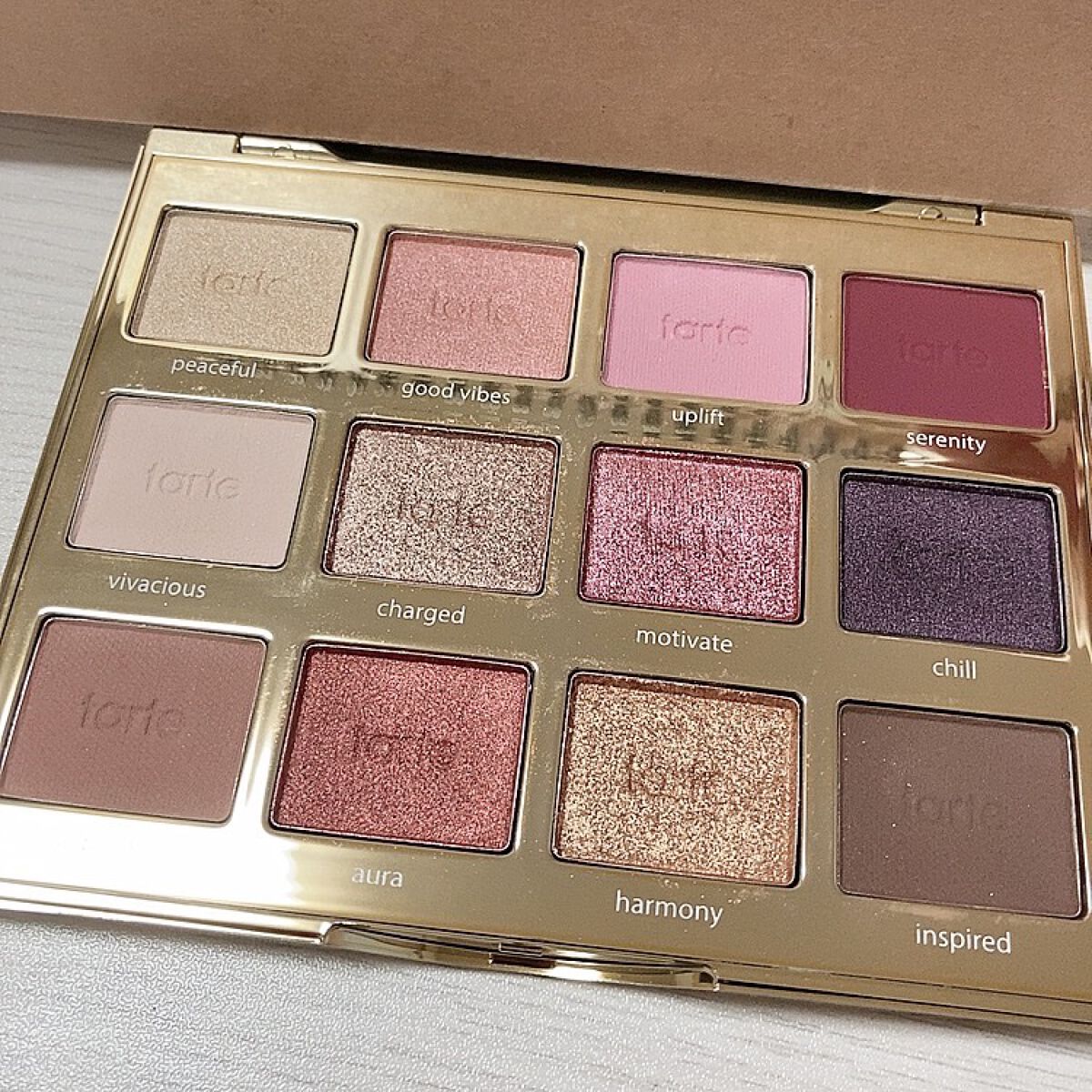 タルトレット Ｅ  アマゾニアンクレイ パレット/tarte/アイシャドウパレットを使ったクチコミ（2枚目）